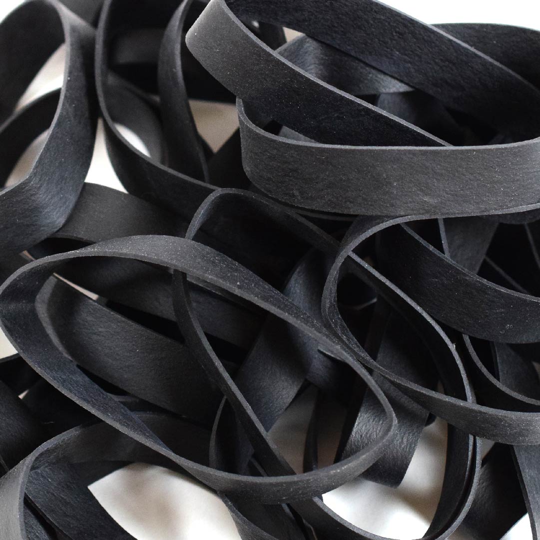 Large Black Rubber Bands from Scout Books