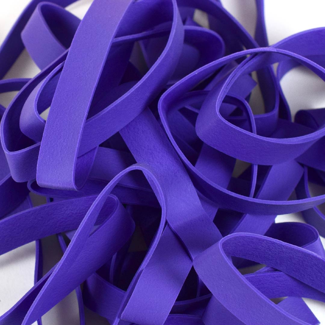 Large Purple Rubber Bands from Scout Books