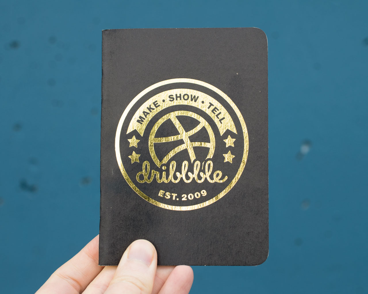 Dribbble Scout Books with gold foil