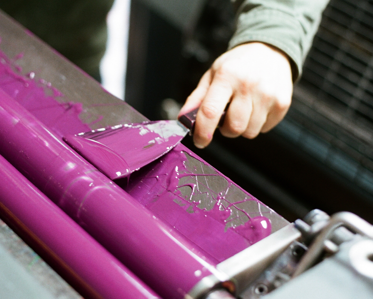 Printing with Custom Purple Ink