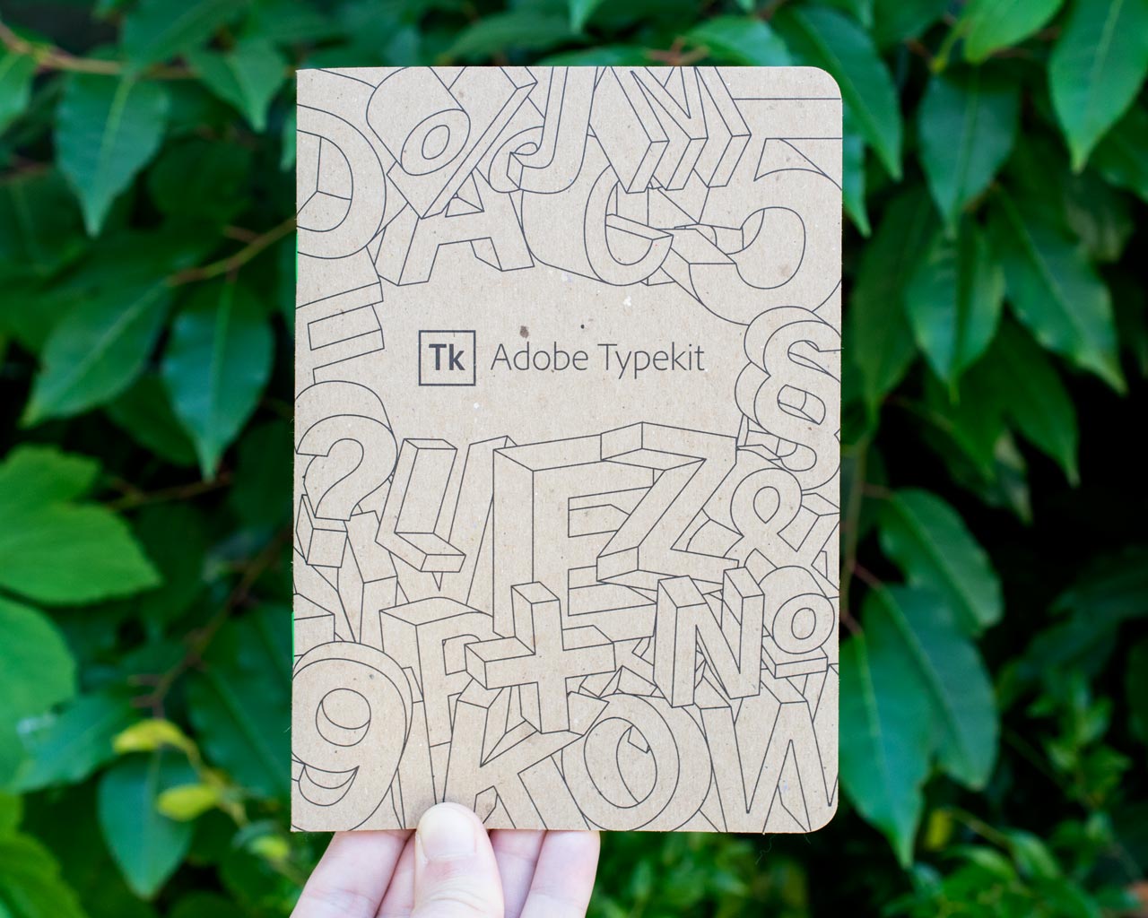 Adobe Typekit - Custom Pocket Notebooks