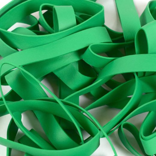 Large Green Rubber Bands - Notebook Bands