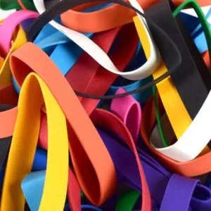 Large Mixed Rubber Bands - Notebook Bands