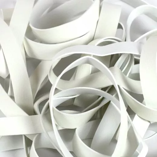 Large White Rubber Bands - Notebook Bands