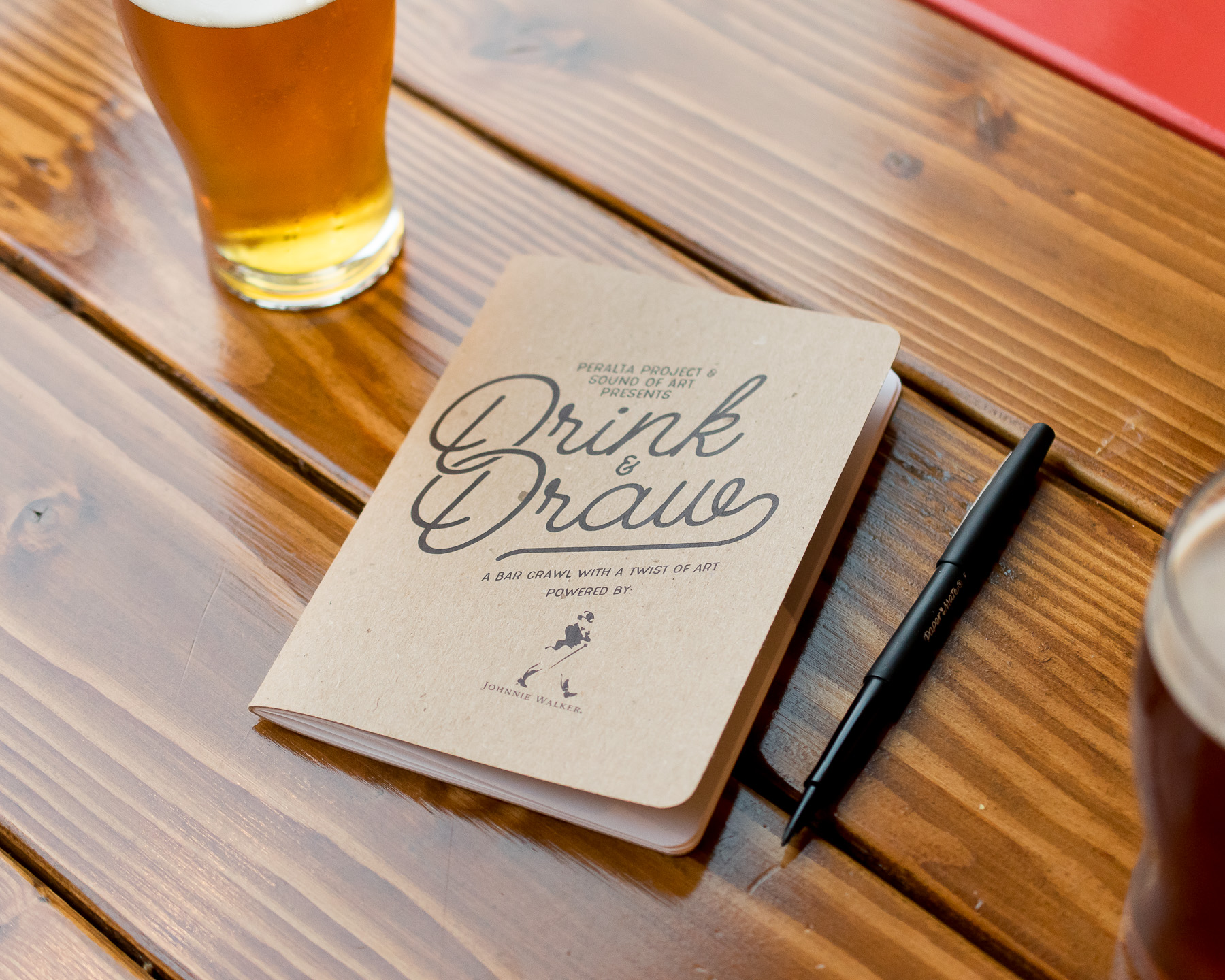 Peralta Project Drink and Draw with Scout Books