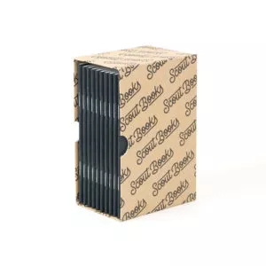 Scout Books  10 Pack Black Notebooks 3.5x5in Pocket Size