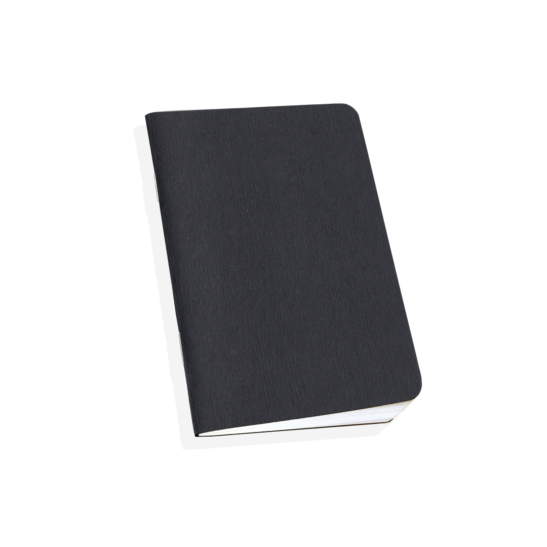SCOUT BOOKS 10 PACK BLANK BLACK NOTEBOOKS FRONT