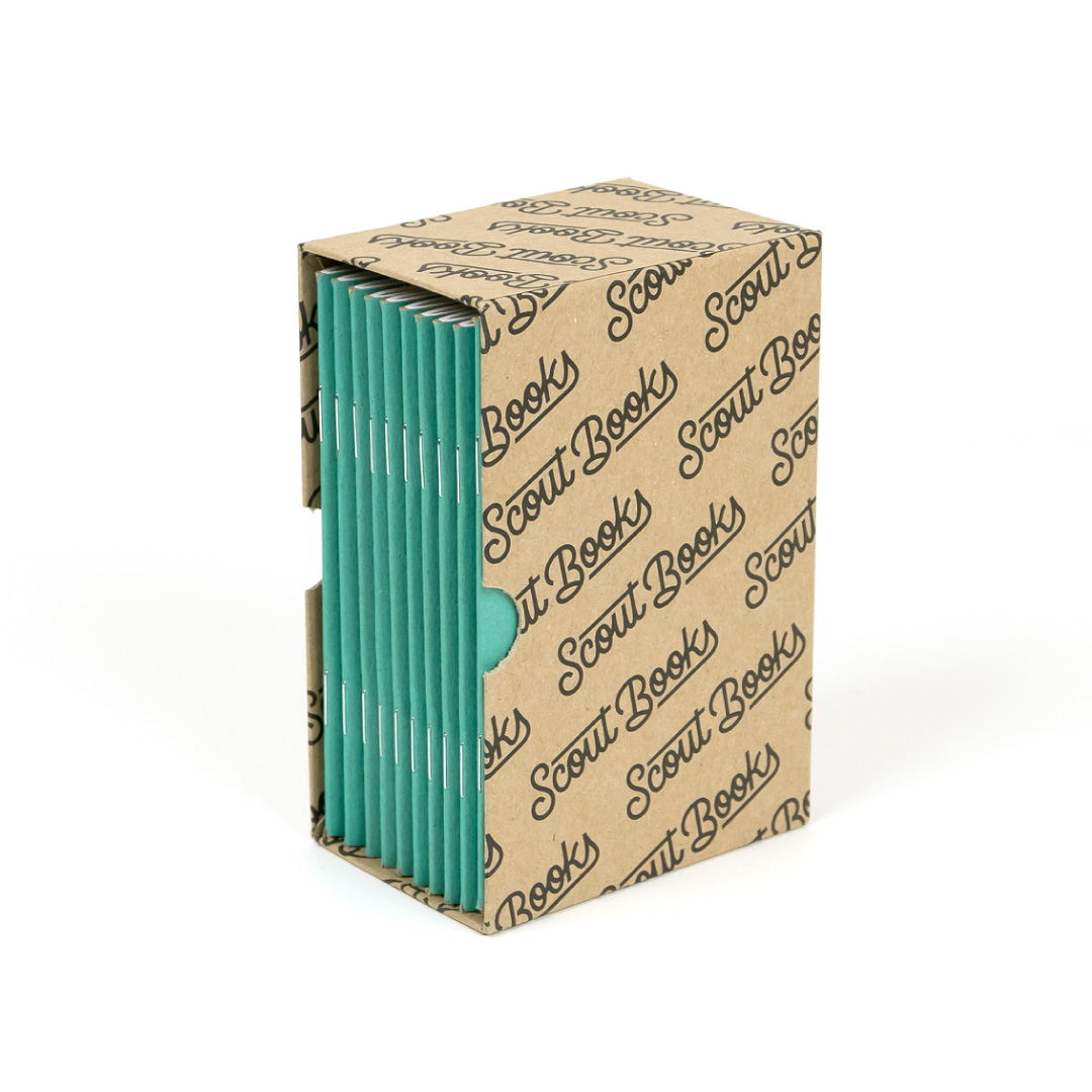 SCOUT BOOKS 10 PACK TEAL NOTEBOOKS