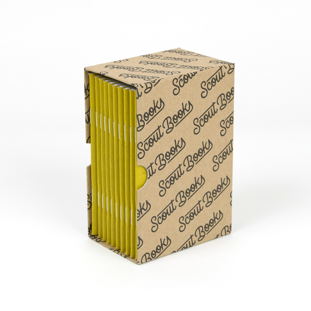 SCOUT BOOKS 10 PACK YELLOW NOTEBOOKS