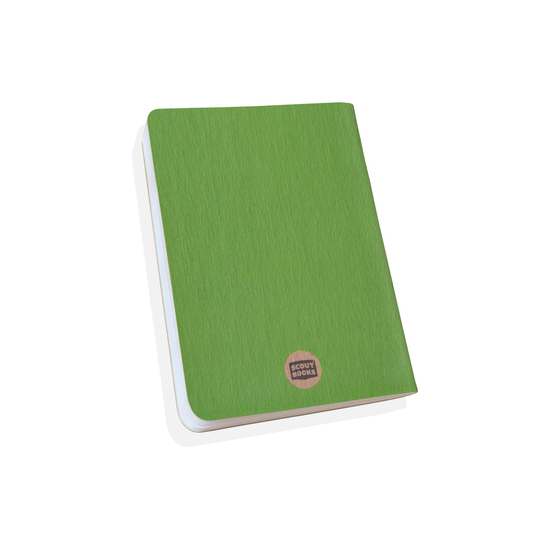 Scout Books Pocket Notebook Green Back