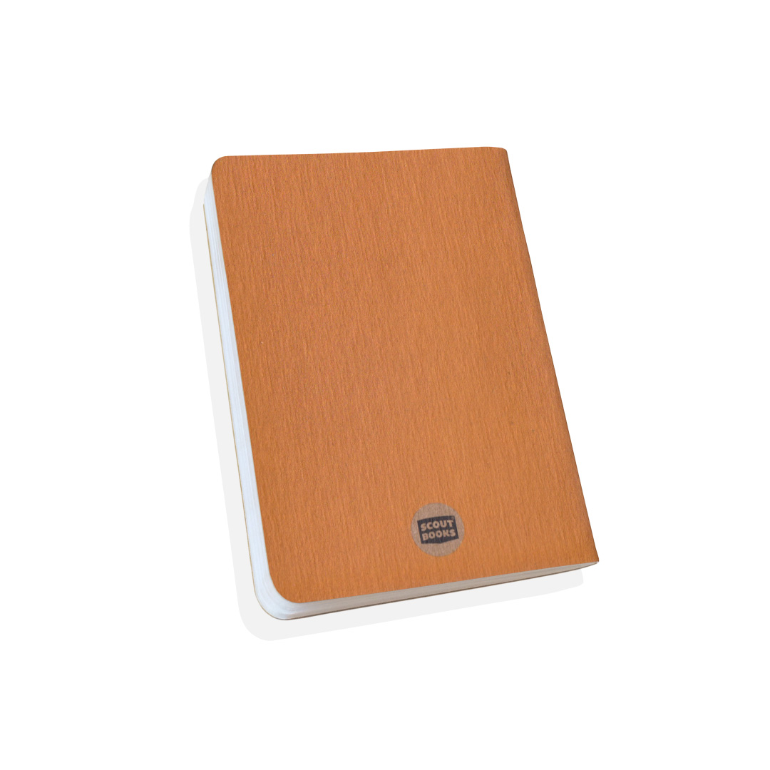 Scout Books Pocket Notebook Orange Back