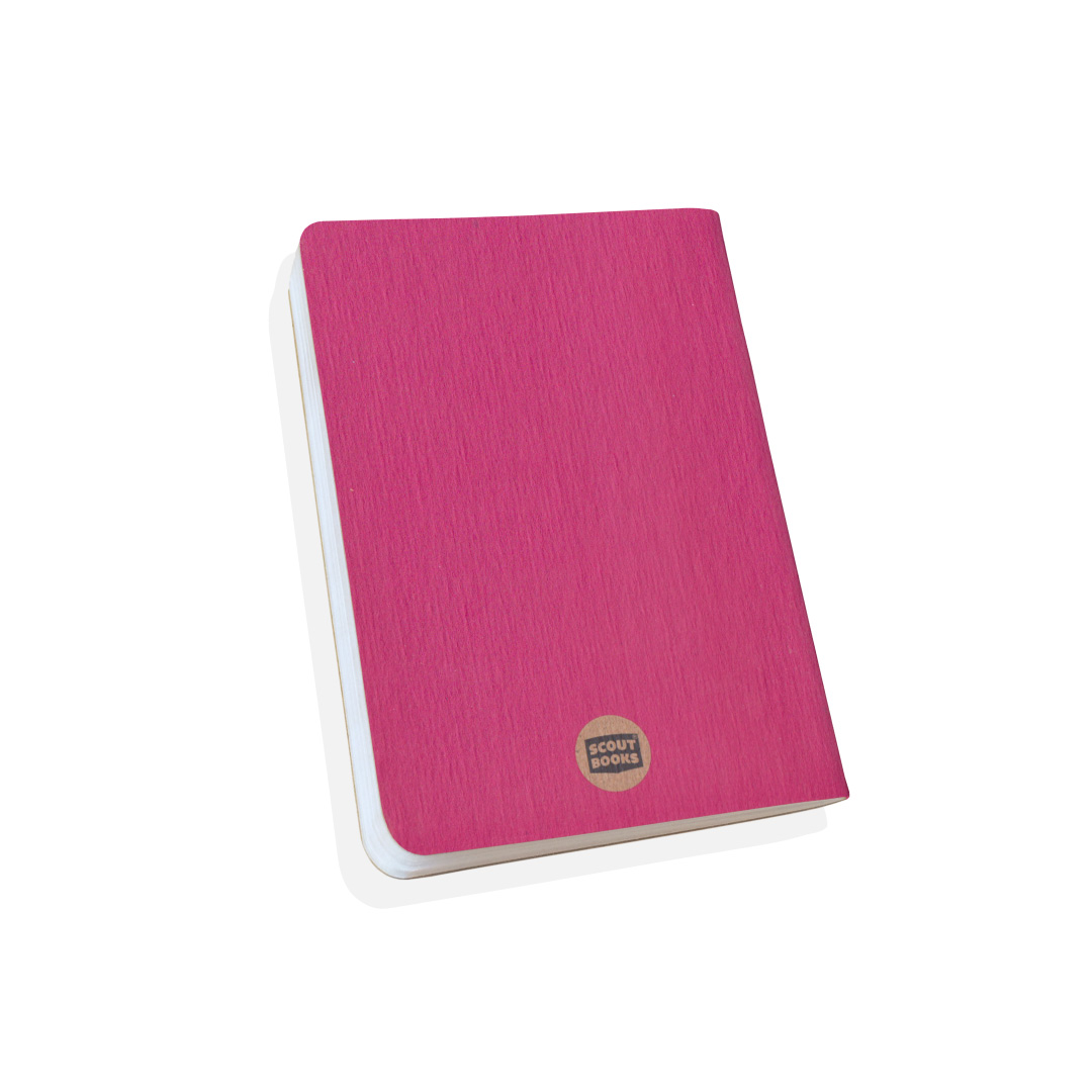 Scout Books Pocket Notebook Pink Back
