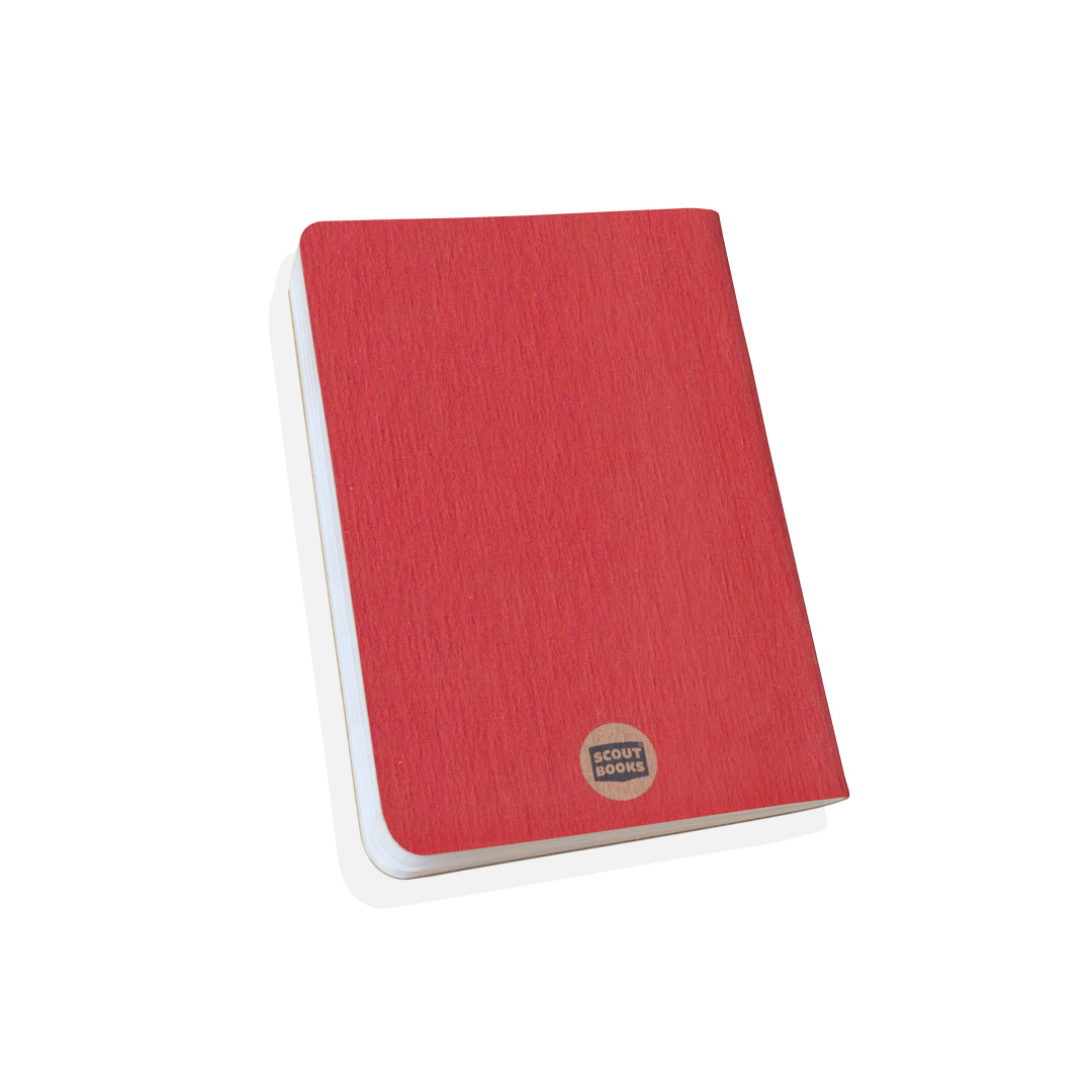 Scout Books Pocket Notebook Red Back